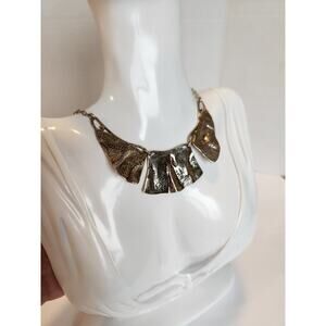 Abstract Signed Israel Shablool Didae Sterling Silver 925 19" necklace 26 g Vtg